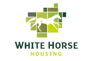 White horse housing logo